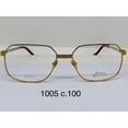 thumbnail image 5 of Porta Romana Vintage Collection Sunglasses Model 1005 Gold with Silver "Prescription Ready", 5 of 5