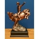 Marian Imports F54246 Sculpture en Résine Plaquée Bronze Cowboy - 7,5 x 5 x 11,5 Po. – image 1 sur 1