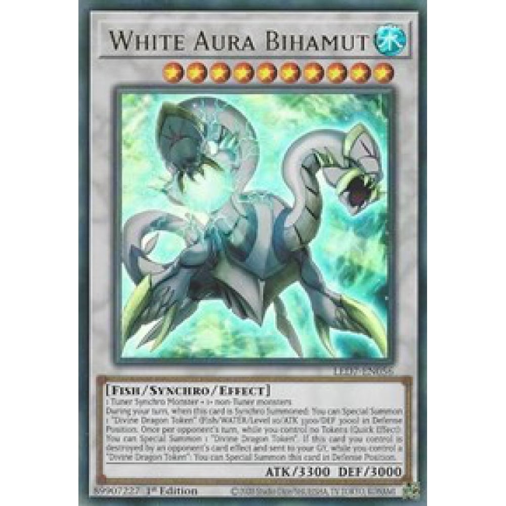 YuGiOh Legendary Duelists Rage of Ra White Aura Bihamut LED7EN056