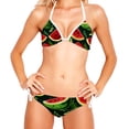 thumbnail image 2 of Watermelon Detachable Sponge Adjustable Strap Bikini Set Swim Wear 2-Pack Beach Swimsuit, 2 of 6