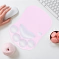 thumbnail image 1 of UPGRATOR Mouse Pad Con Reposamuñecas Ergonómico De Silicona En Color Rosa Para Computadora, 1 of 6
