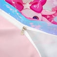 thumbnail image 4 of Homewish Bow Axolotl Duvet Cover Queen for Girls, Pink Purple Queen Bedding, Pink Reversible, 3 Piece 1 Duvet Cover and 2 Pillowcases, 4 of 6
