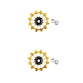 thumbnail image 2 of Desviador trasero Wosthever 12T 2piezas Oro, 2 of 6
