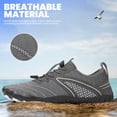 thumbnail image 2 of Hiking Barefoot Shoes for Women Men Non-Slip & Breathable Athletic Lightweight Barefoot Wide Toe Water Shoes for Walking,Running,and Swimming grey 40, 2 of 5