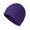 A_ Purple, variant on Men Women Winter Skull Beanie Hat Classic Knit Cuffed Cap Plain Solid Color 12 Inches Hip-Hop Street Cap Wool Cap Dark Gray