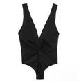 thumbnail image 4 of Victoria’s Secret One Piece Swim Suit Black Twist Front Large Black, 4 of 4