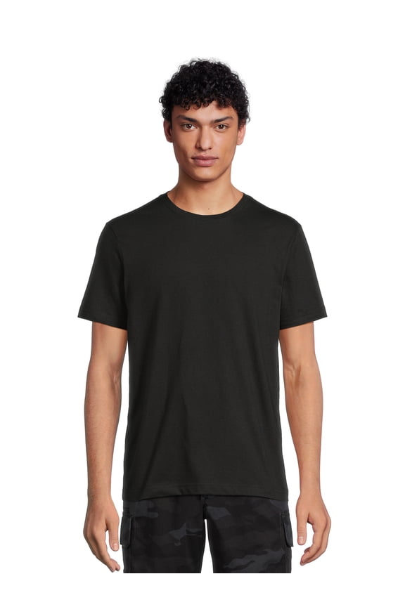 Men's and Big Men's Classic Fit Crewneck Tee with Short Sleeves, Sizes XS-3XL