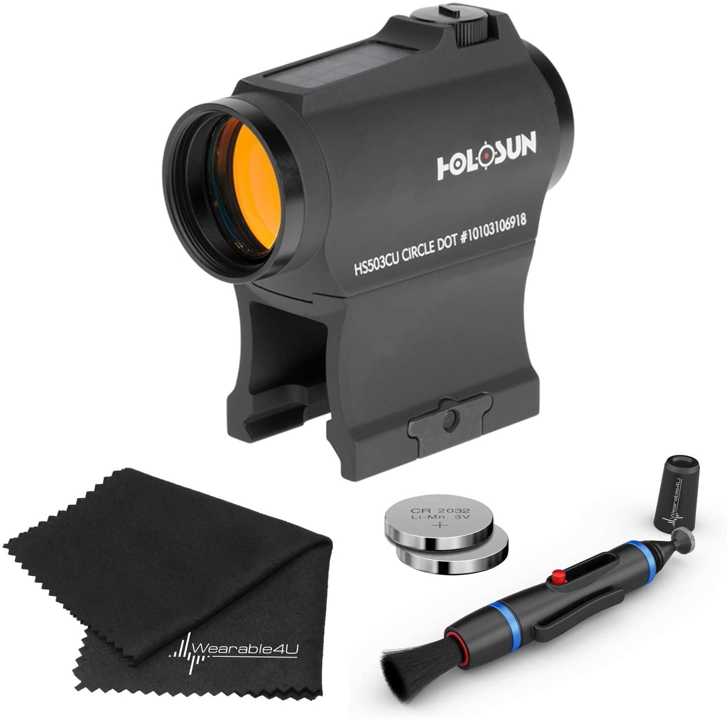 Holosun HM3X 3X Magnifying Hunting Magnifier Bundle with
