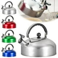 thumbnail image 2 of 2025 New Upgrade Stainless Steel Whistling Tea Kettle, Large Capacity for Stove Top & Camping, Classic Design, Safe & Durable, 2 of 7