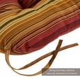 thumbnail image 5 of Greendale Home Fashions Kinnabari Stripe Outdoor Dining Chair Cushion, 5 of 8