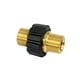 thumbnail image 1 of Conector rápido de manguera de una pieza, M22 x 1,5 Accesorios de rosca superior Juego de conector de presión macho doble Adaptador de lavado del acoplador (14 mm de diámetro) esquí esquí Gafas de esquí, 1 of 5