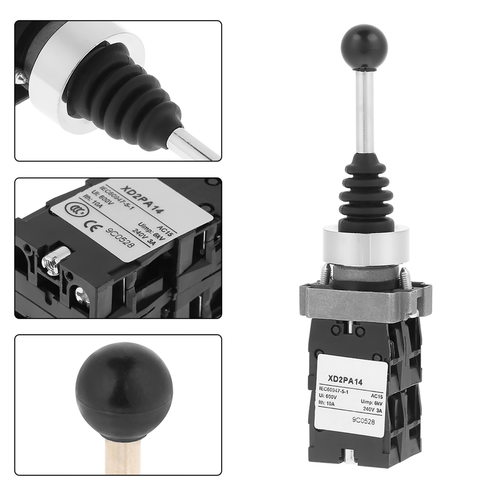 4 Position Self-Locking Switch, 4NO Joystick Joystick Controller Switch