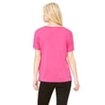 thumbnail image 2 of The Bella + Canvas Ladies Slouchy V-Neck T-Shirt - BERRY - 2XL, 2 of 2