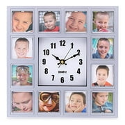 NORTH POINT The Growing Years: Photo Frame Wall Clock