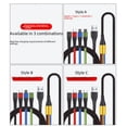 thumbnail image 3 of El cable de datos de uno a cuatro es adecuado para Android 2 Cable de carga rápida multicabezal 4 en 1 tipo C de Apple, 3 of 5