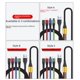 thumbnail image 5 of El cable de datos de uno a cuatro es adecuado para Android 2 Cable de carga rápida multicabezal 4 en 1 tipo C de Apple, 5 of 5