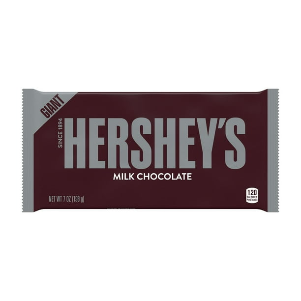Hershey S Giant Milk Chocolate Bar 7 Oz Walmart Com Walmart Com