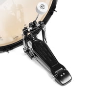 Ashthorpe 5-Piece Complete Full Size Adult Drum Set with Remo Batter Drumheads - Silver