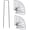 25, variant on 12 Inch Galvanized Garden Landscape Staples Stakes, 25 50 100 PCS Anti-Rust Garden Staples Tent Ground Stakes U-Shaped Landscape Pins for Secure Lawn Fabric, Decoration (25, 12 Inch)