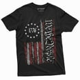 thumbnail image 3 of We The People Tee Shirt 1776 Independence Day 4Th Of July Usa Graphic Flag Print T-Shirt (Xx-Large Navy Blue), 3 of 5
