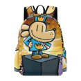 thumbnail image 1 of Dog Man Casual Rucksack Stylish Backpack Large Capacity Printing Shoulder Satchel Knapsack, 1 of 8