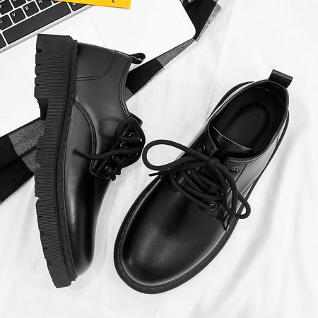 XGZHP2 Comfortable Dark Academia Men‘s Derby Shoes - Stylish Lace-up Office Shoes for Casual Walking - Classy and Sophisticated Design with a Perfect Fit