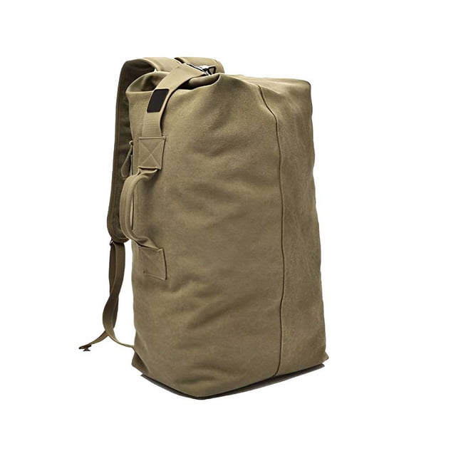 Guardurnaity al aire libre Touring de gran capacidad Multifuncional Conveniente Diseño simple Bolsa Lienzo Deportes Montañismo Mochilas Caqui, Estándar 45x26x20cm Guardurnaity AP015009-02