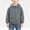 Gray, variant on NEBWOAK Boys Lightweight Zip Up Hooded Jacket, Solid Color Casual Stretch Outerwear for School & Outdoor Play,Size 8-9 T