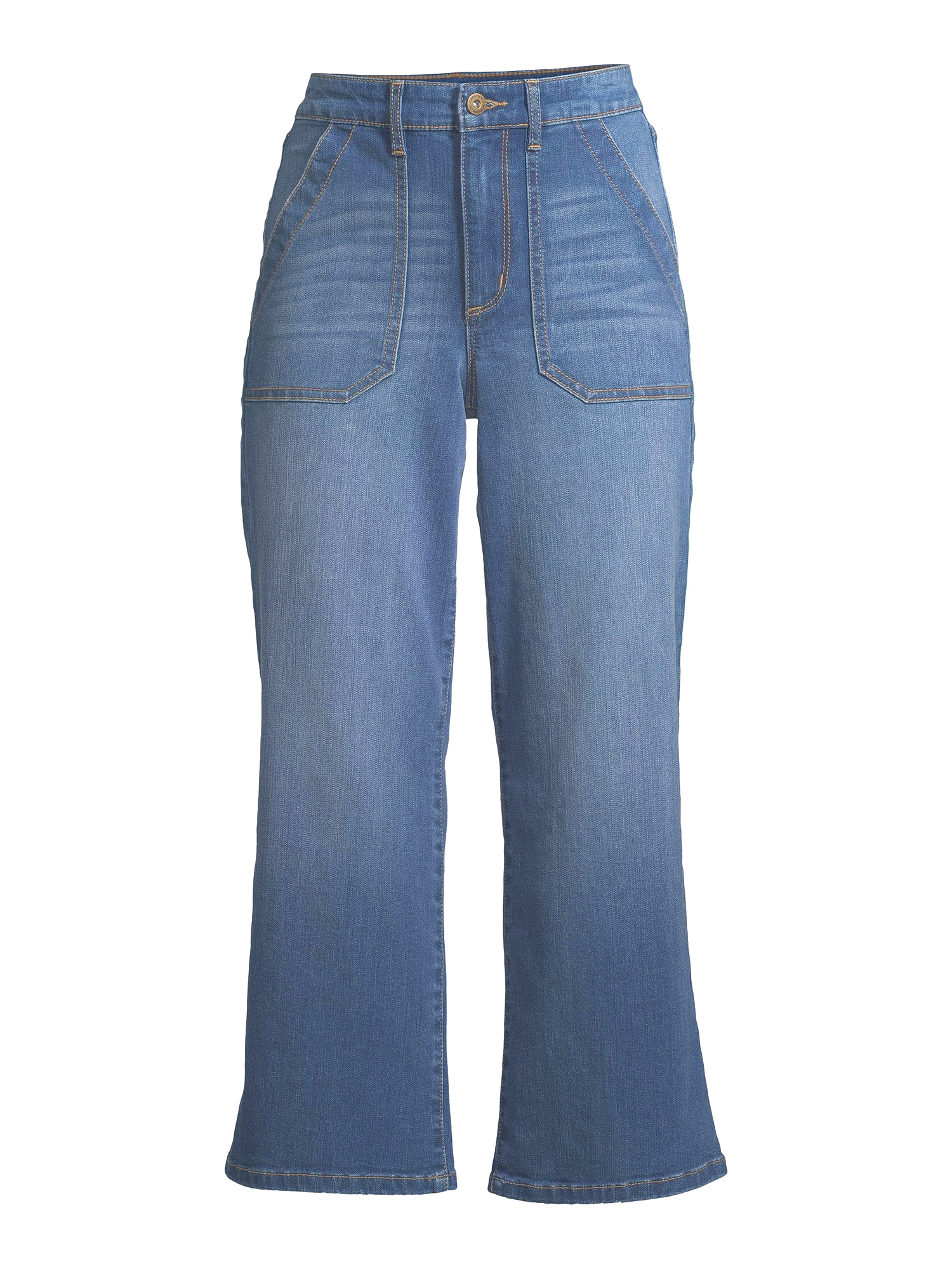 Sofia Jeans by Sofia Vergara Luisa Utility Cropped Wide Leg High-Rise ...