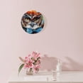 thumbnail image 3 of erolrail Rustic Wall Clock,Silent Non Ticking Wall Clocks for Living Room,Bedroom,Kitchen 12IN Cute Owl Bird With Glasses Watercolor Lovely, 3 of 5