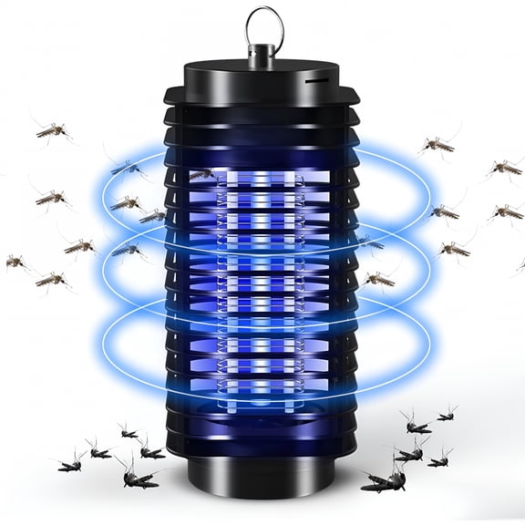 HIBIBUD Bug Zapper Indoor/Outdoor,High Powered Mosquito Zappers Killer,Insect Fly Swatter Zapper Mosquito Trap,Insect Killer for Home,Garden,Backyard,Camping