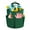Clear, variant on Foldable Cleaning Caddy Bucket with Handle - 17L Portable Bucket Caddy Bag, Multi-Use Organiser for Cleaning Supplies, Home & Garden Storage Basket (Green)