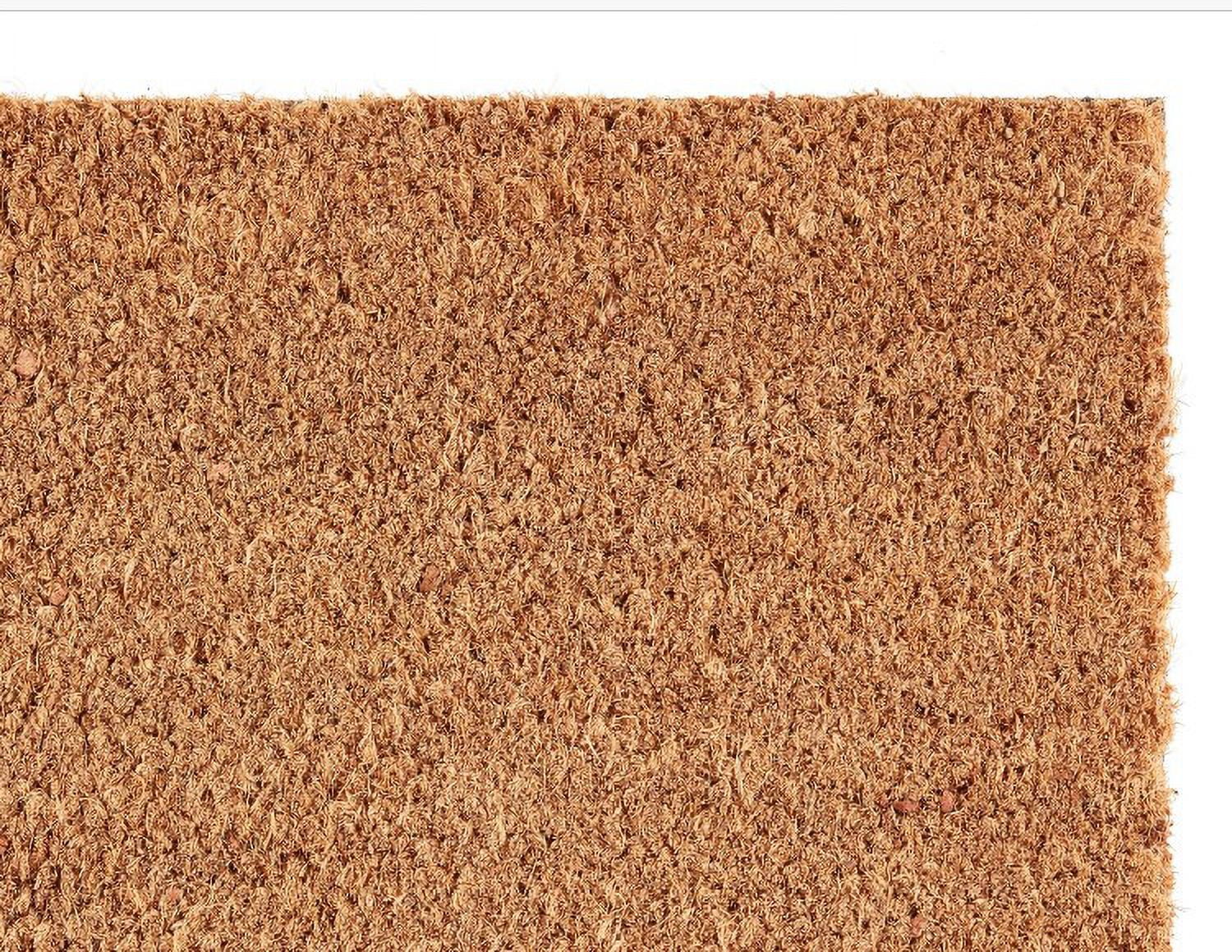 Mainstays Brown Coir Outdoor Doormat, 18" x 30", 2 Count