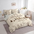 thumbnail image 2 of Catabedysis Rustic Camping 7 Pieces Full Size Bedding Sets,Camper Themed Full Size Bed in a Bag For Boys,Multicolor,Light Gray Reversible, 2 of 7