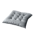 thumbnail image 2 of HomeLife Solid Color Chair Cushion 15.7in Square Seat Cushion with Straps Floor Cushion Colors to Choose Seat Cushion, 2 of 13