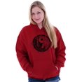 thumbnail image 5 of Floral Yin Yang Symbolic Spiritual Hoodie Sweatshirt Women Brisco Brands L, 5 of 6