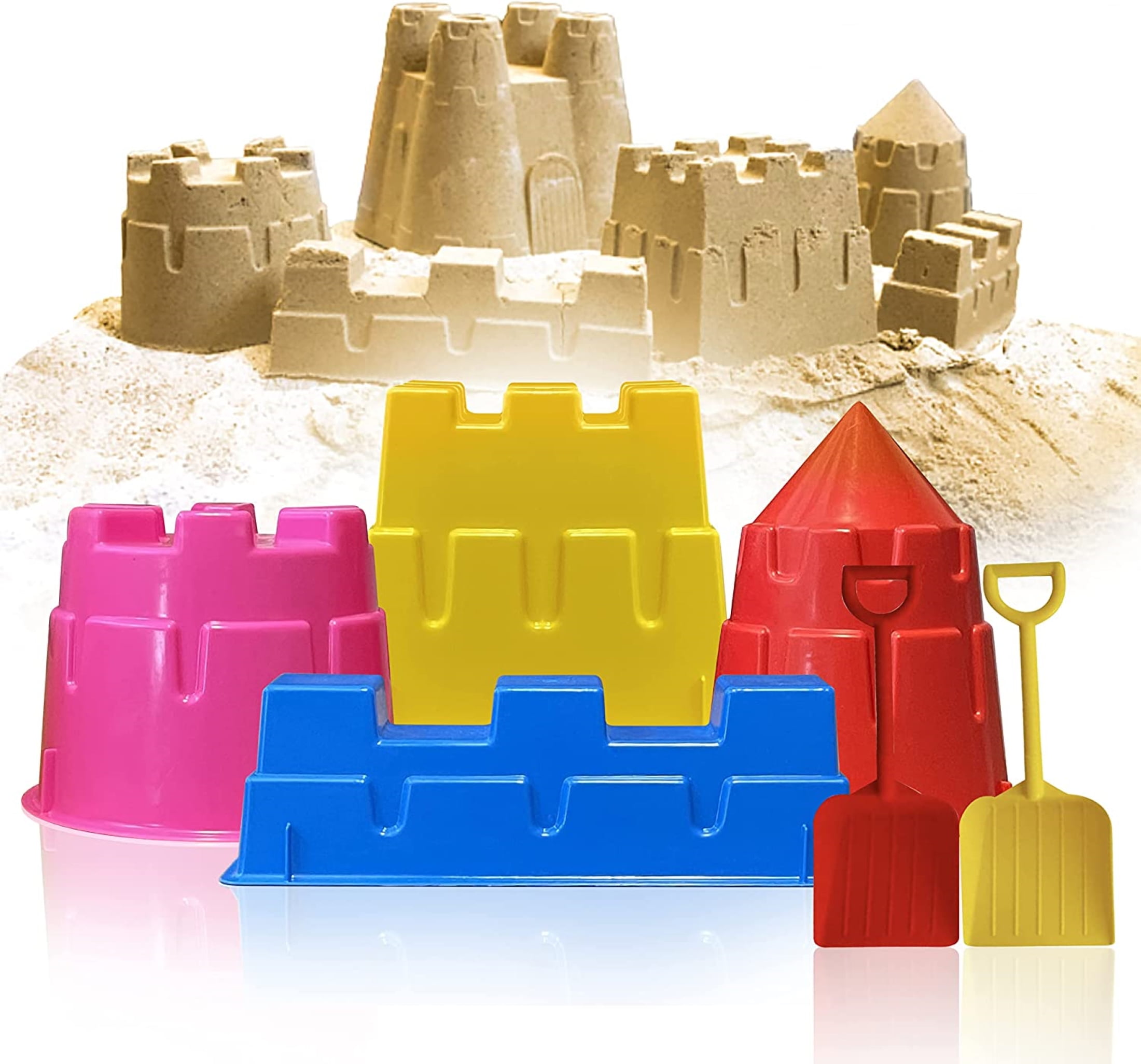 beach toys sand castle
