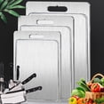thumbnail image 7 of 304 Stainless Steel Cutting Board with Brushed Surface for Meat and Vegetables, 7 of 7