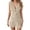 Beige, variant on Women's Summer 2 Piece Outfits Sleeveless Matching Sets Button Down V Neck Vest Waistcoat and Pockets Shorts