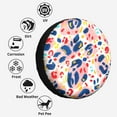 thumbnail image 6 of Kll Hand Painted Abstract Leopard Print Tire Cover,Universal Wheel Tire Cover For Trailer, Rv, Suv, Truck,Camper And Many Vehicle,(17 Inch), 6 of 7