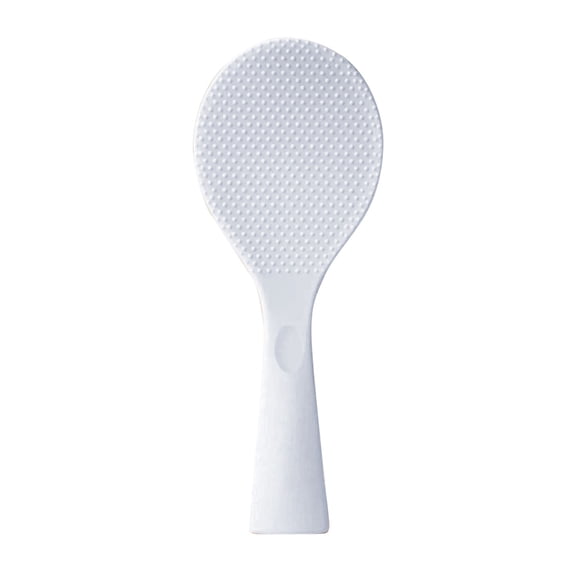 Non Stick Rice Spatula Stand Up Serving Spoon For Rice Cooker (White, 21*3.4*6.8cm)