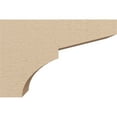 thumbnail image 3 of 3"W x 9"D x 6"H Classic Monterey Rough Cedar Woodgrain TimberThane Corbel, Primed Tan, 3 of 6