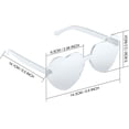 thumbnail image 2 of Lunettes de Soleil en Forme de Cœur Color Love, 2 of 7