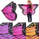 thumbnail image 2 of Jumpingount Capa de ala de mariposas - Cómodo de usar Buena decoración Buen regalo Ala de mariposas para niños Disfraces de disfraces púrpura 100*cm, 2 of 6