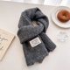thumbnail image 3 of 2024 Nueva bufanda de lana de invierno cálida y gruesa sólida bufandas más cálidas para hombres y mujeres moda de punto chal versátil babero de cuello suave diseñador, 3 of 5