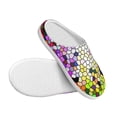 thumbnail image 3 of Lsque Colorful Tie Dye Stained Glass 3 Pattern Womens Comfort Cotton on Scuff With Memory Foam and Anti-skid Sole Slipper-35/36, 3 of 7