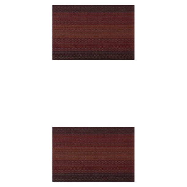 Manteles individuales Advancent para mesa posavasos soporte para cuenco Rojo 2piezas