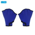 thumbnail image 3 of Guantes de natación webbed Uxcell Guantes de resistencia para natación Accesorios de entrenamiento a prueba de agua Azul oscuro, M, 3 of 7