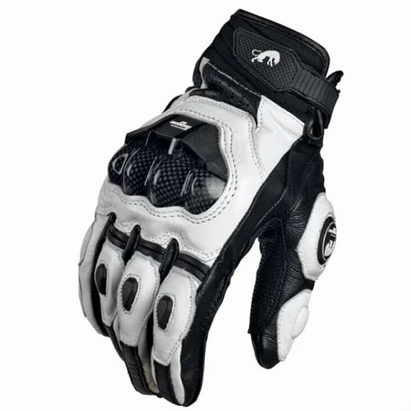 white Motorcycle Glove Man Black Summer Protective Gear Full Finger Breathable Riding Scooter Motorcross Moto Gloves