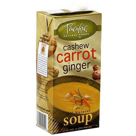 Pacific Natural Foods Natural Cashew Carrot Ginger Soup Pacific Natural Foods Natural Cashew Carrot Ginger Soup